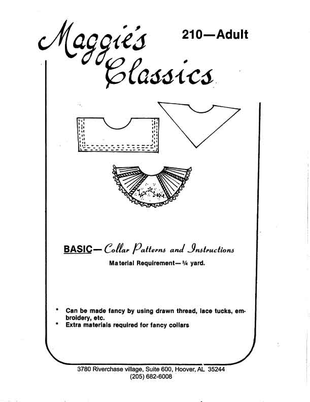 Basic Set of Collars, Adult