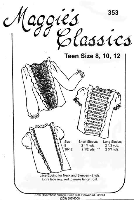 Teen's Panel Blouse