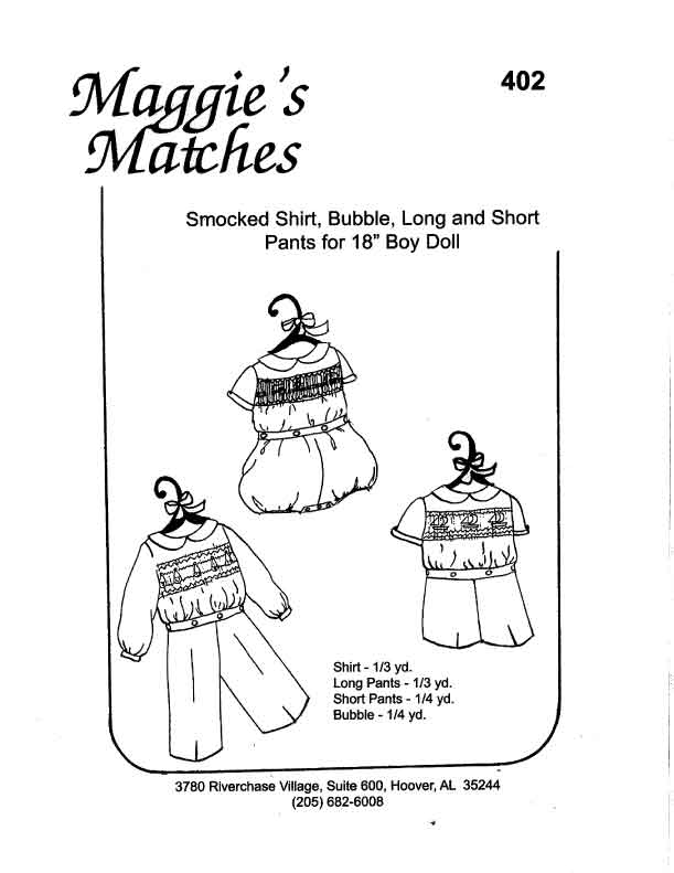 Maggie's Matches Romper Cabbage Patch